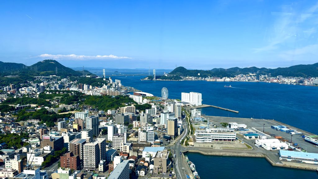 オーヴィジョン海峡ゆめタワーからの眺望